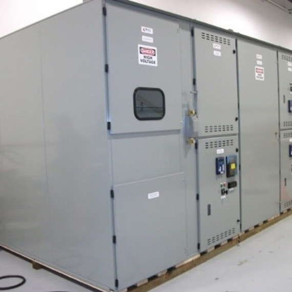 25kV Metal Clad Switchgear Angled View - Amix Recycling